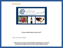 Tablet Screenshot of ewine.pt